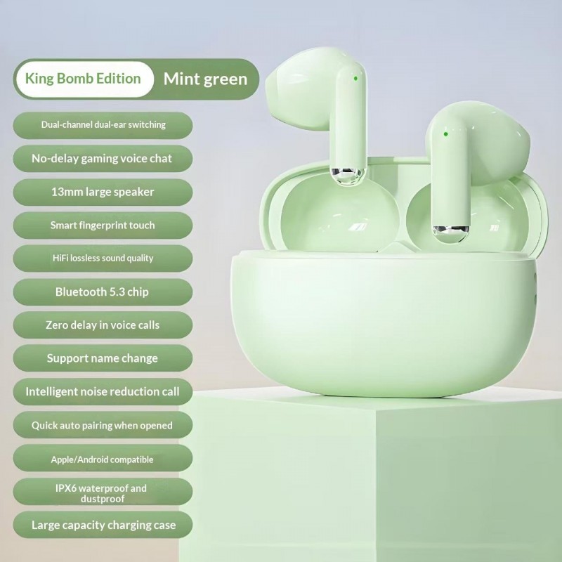 True Wireless Noise-canceling Bluetooth Earbuds With High Sound Quality And Ultra-long Battery Life True Wireless Noise-canceling Bluetooth Earbuds With High Sound Quality And Ultra-long Battery Life