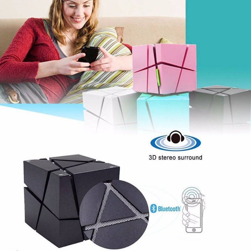Cube Bluetooth Speaker Creative Colorful Lights Mobile Phone Subwoofer Cube Bluetooth Speaker Creative Colorful Lights Mobile Phone Subwoofer