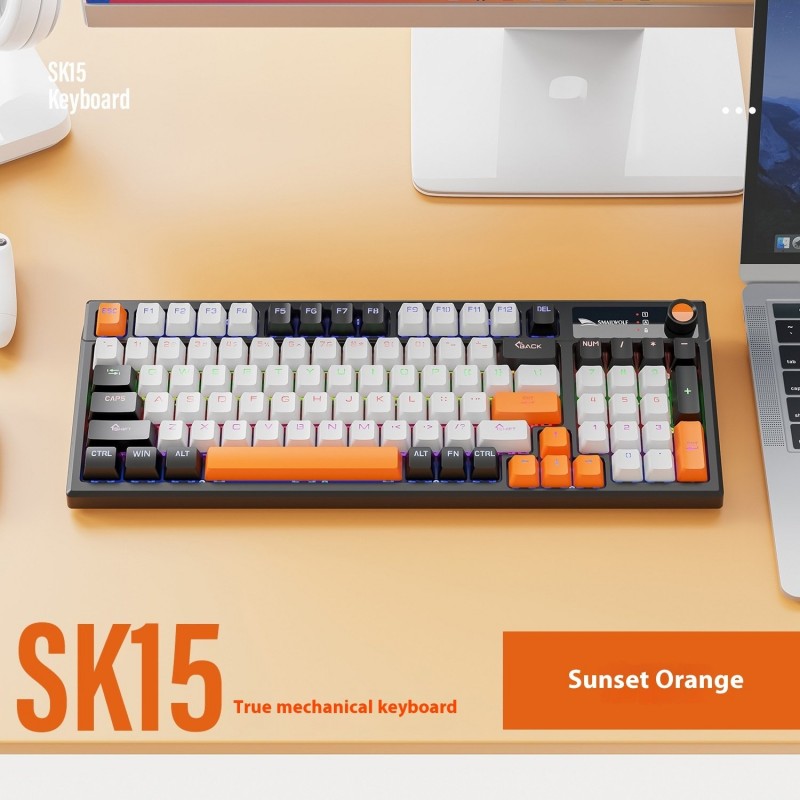Wired With Knob E-sports Games Notebook Computer Mechanical Keyboard Wired With Knob E-sports Games Notebook Computer Mechanical Keyboard