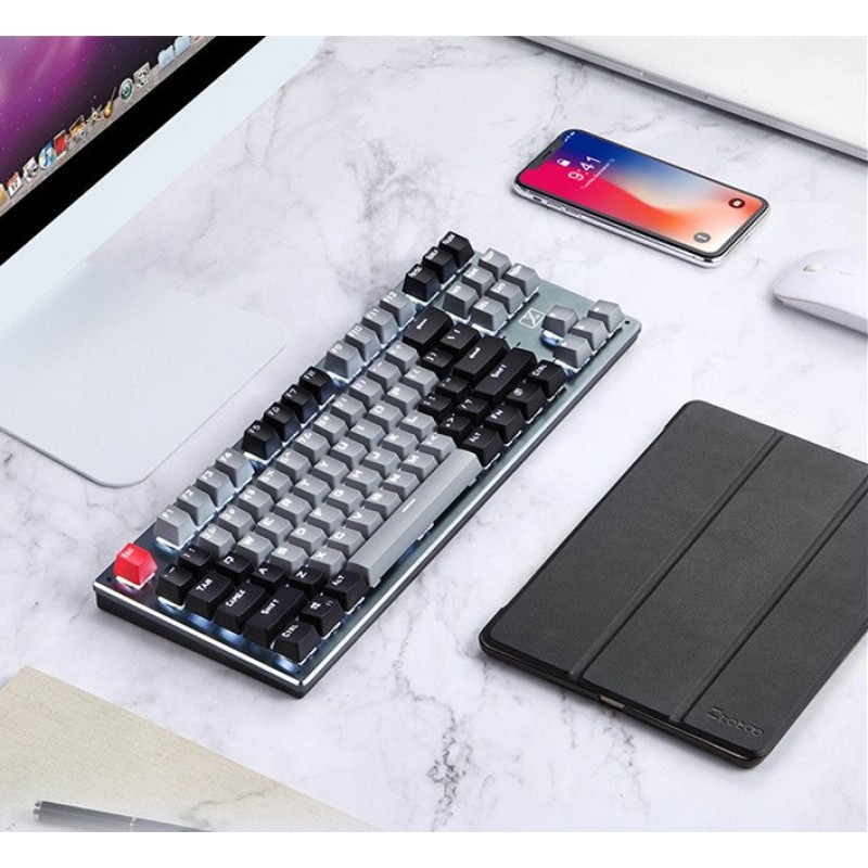 Bluetooth Mechanical Keyboard Wired Wireless Bluetooth Three-mode Tablet Phone Computer