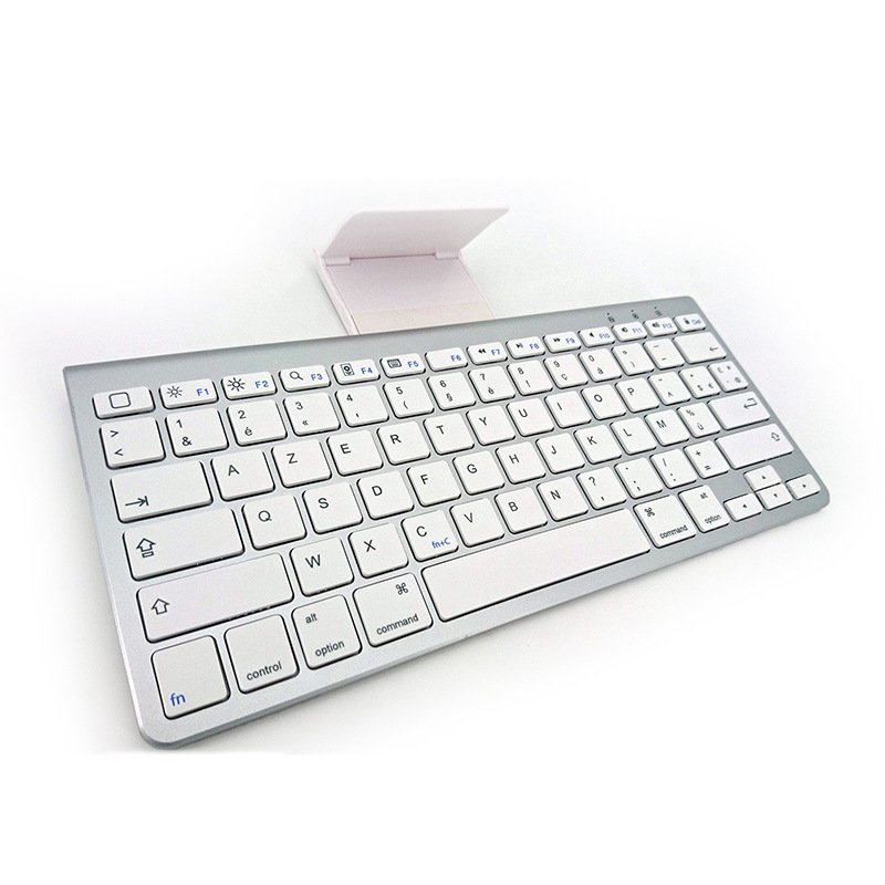 Bluetooth keyboard with stand for mobile, computer, tablet