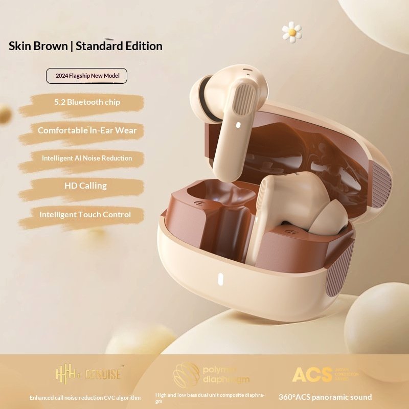 Wireless Bluetooth Noise-canceling Semi-in-ear Sports Earbuds Wireless Bluetooth Noise-canceling Semi-in-ear Sports Earbuds