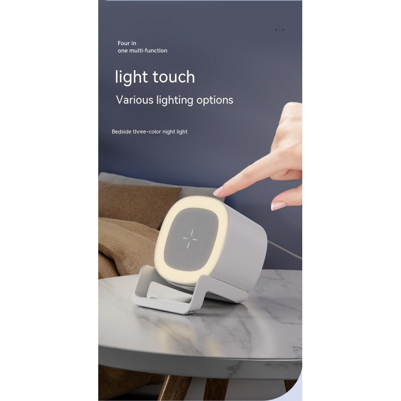 Four-in-one Mobile Phone Holder Wireless Charger Bluetooth Audio Four-in-one Mobile Phone Holder Wireless Charger Bluetooth Audio