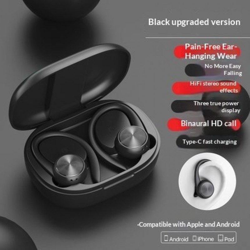R200 TWS Wireless Sports Bluetooth Earbuds With Digital Display R200 TWS Wireless Sports Bluetooth Earbuds With Digital Display