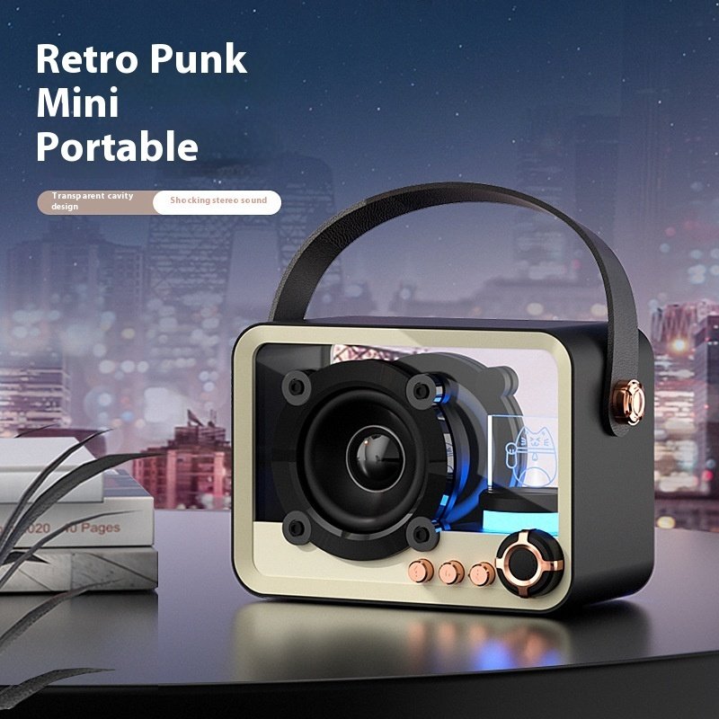 Glass Bluetooth Speaker Portable Mini Outdoor USB Charging Glass Bluetooth Speaker Portable Mini Outdoor USB Charging
