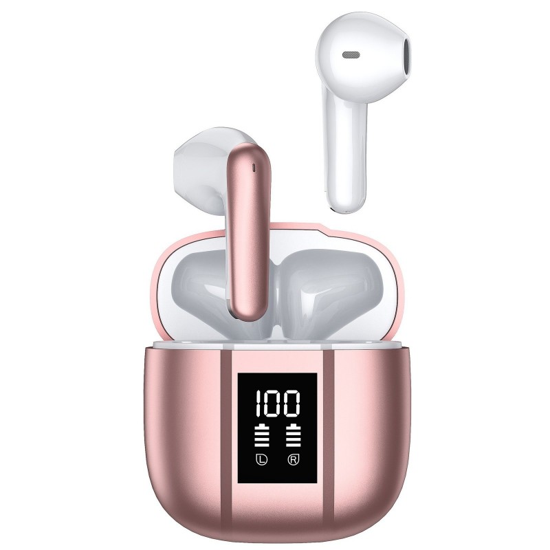 Wireless Bluetooth Earphones With Battery Level Display Wireless Bluetooth Earphones With Battery Level Display