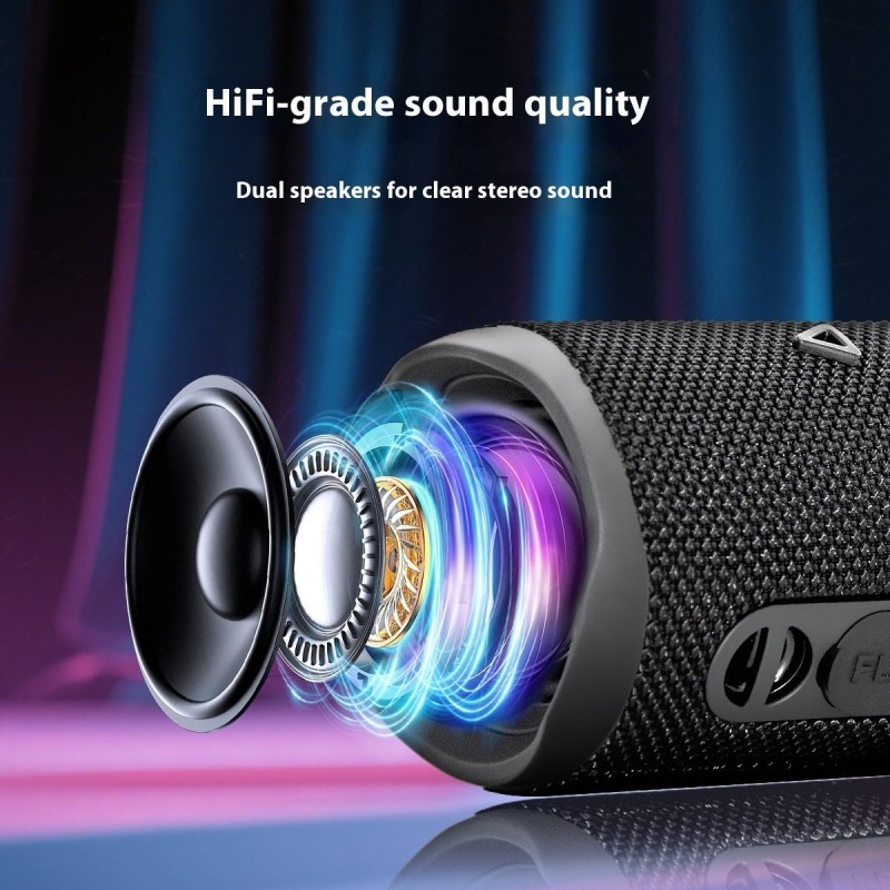 Portable Outdoor Wireless Bluetooth Speaker With Dual Speakers Portable Outdoor Wireless Bluetooth Speaker With Dual Speakers