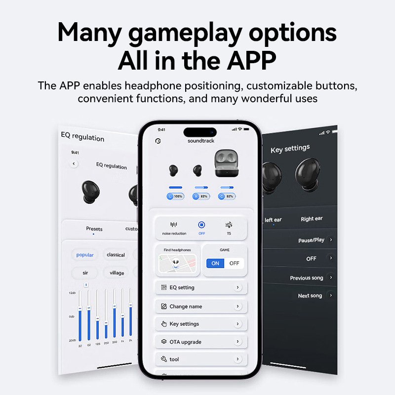 S07 Bluetooth Sports Earbuds With Effective ANC ENC Noise Cancellation S07 Bluetooth Sports Earbuds With Effective ANC ENC Noise Cancellation