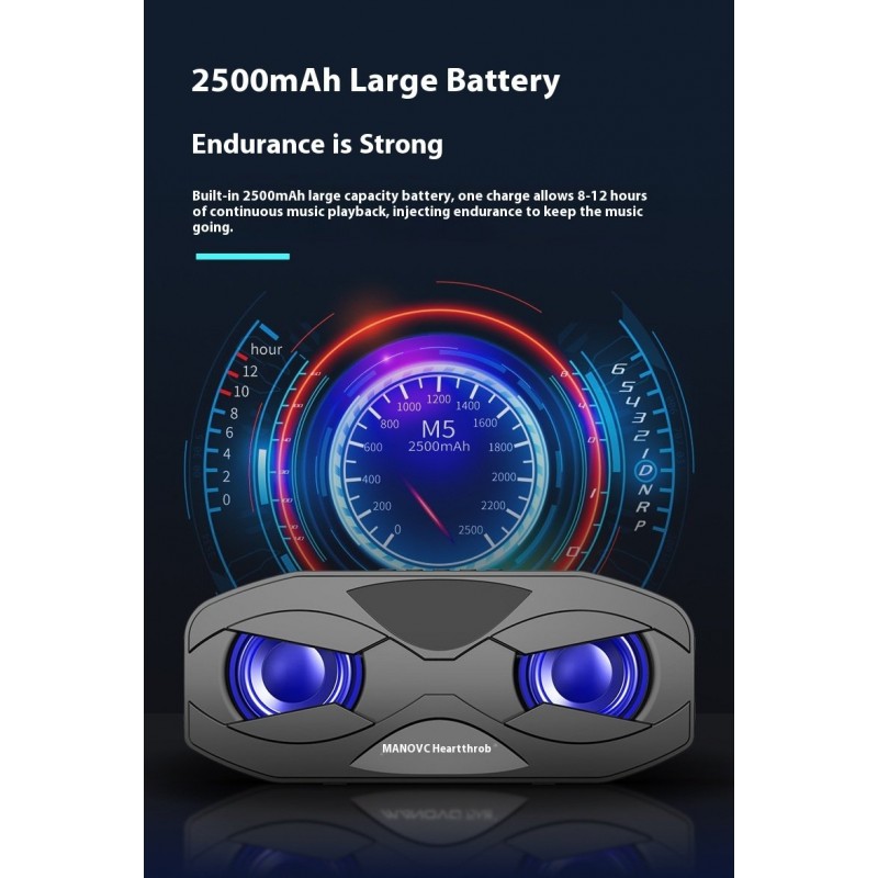 Bluetooth Subwoofer Colorful Light Small Speaker Bluetooth Subwoofer Colorful Light Small Speaker