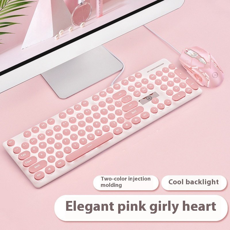 Punk Mechanical Feeling Keyboard Luminous Computer Notebook Accessories Punk Mechanical Feeling Keyboard Luminous Computer Notebook Accessories