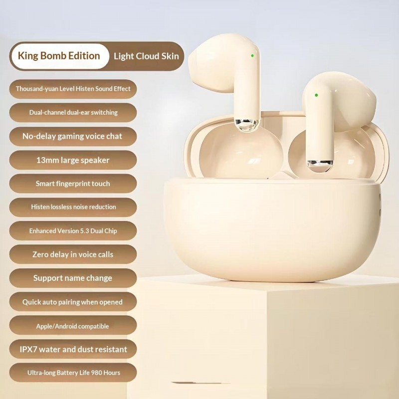 True Wireless Noise-canceling Bluetooth Earbuds With High Sound Quality And Ultra-long Battery Life True Wireless Noise-canceling Bluetooth Earbuds With High Sound Quality And Ultra-long Battery Life