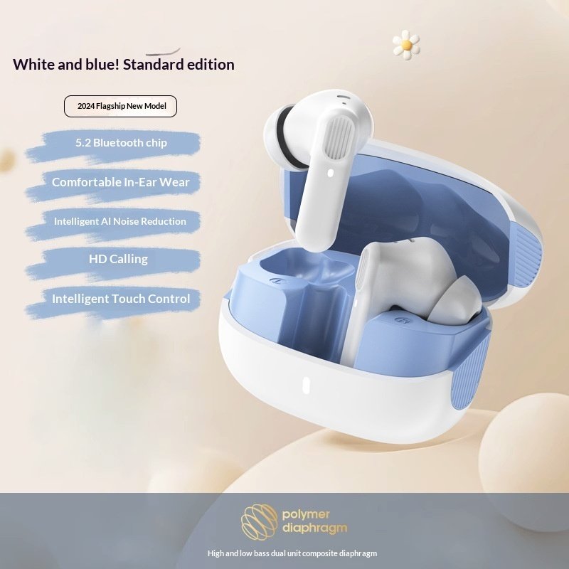 Wireless Bluetooth Noise-canceling Semi-in-ear Sports Earbuds Wireless Bluetooth Noise-canceling Semi-in-ear Sports Earbuds