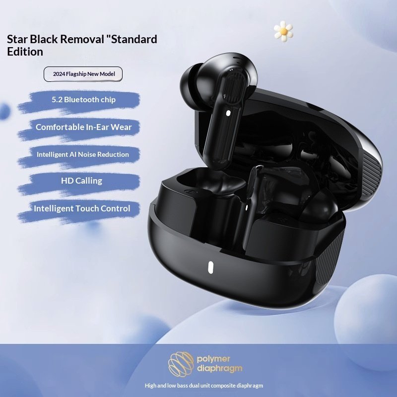 Wireless Bluetooth Noise-canceling Semi-in-ear Sports Earbuds Wireless Bluetooth Noise-canceling Semi-in-ear Sports Earbuds
