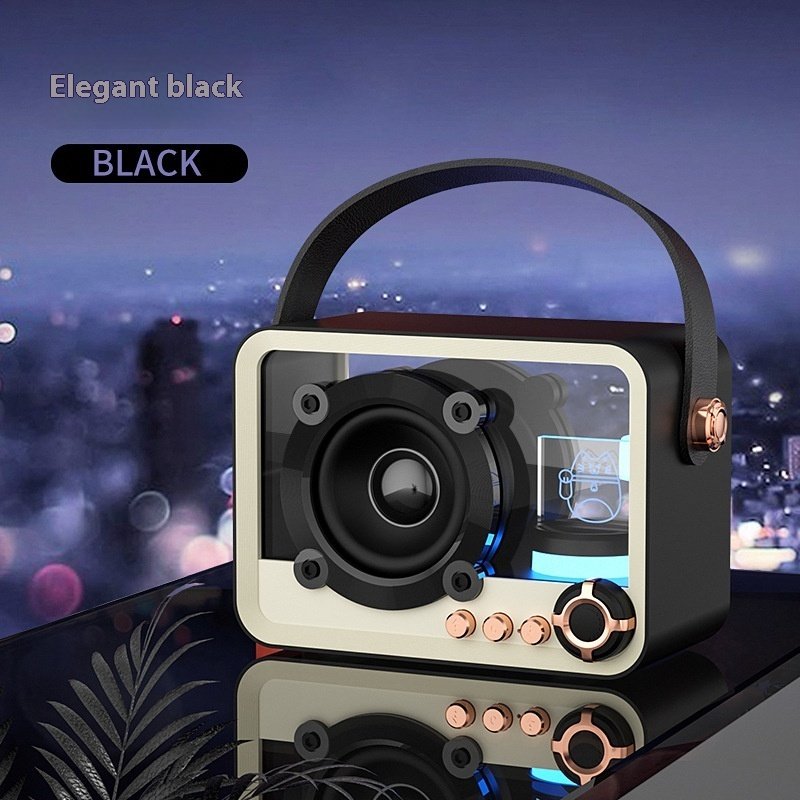 Glass Bluetooth Speaker Portable Mini Outdoor USB Charging Glass Bluetooth Speaker Portable Mini Outdoor USB Charging