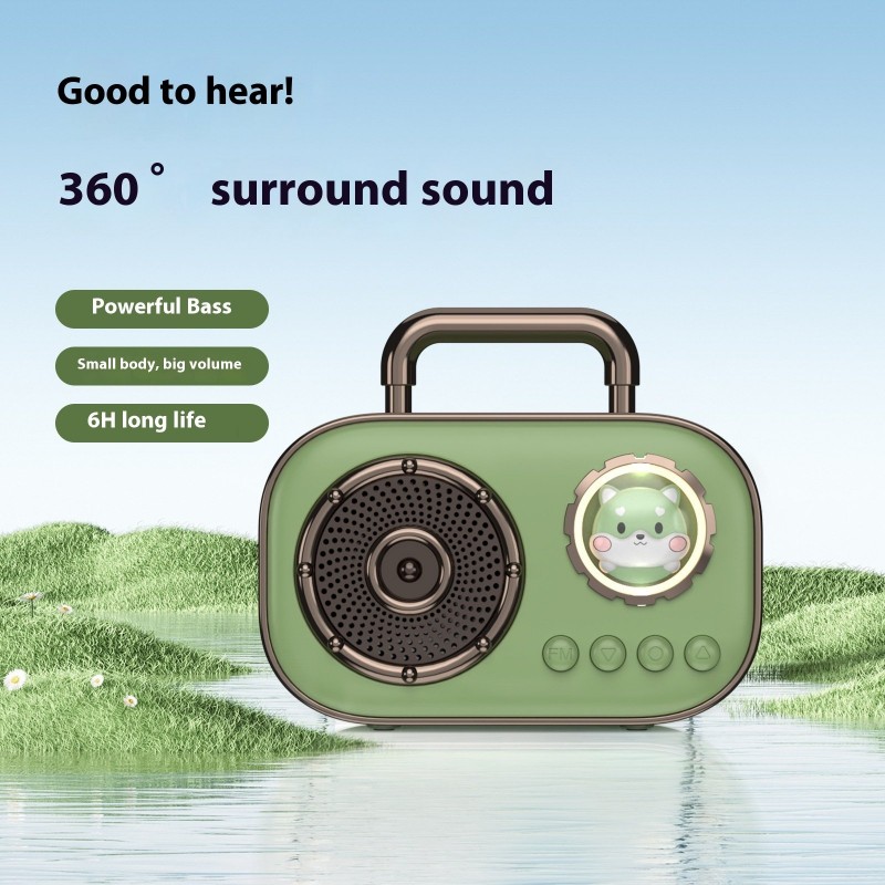 Portable Retro Bluetooth Audio Small Portable Home Portable Retro Bluetooth Audio Small Portable Home