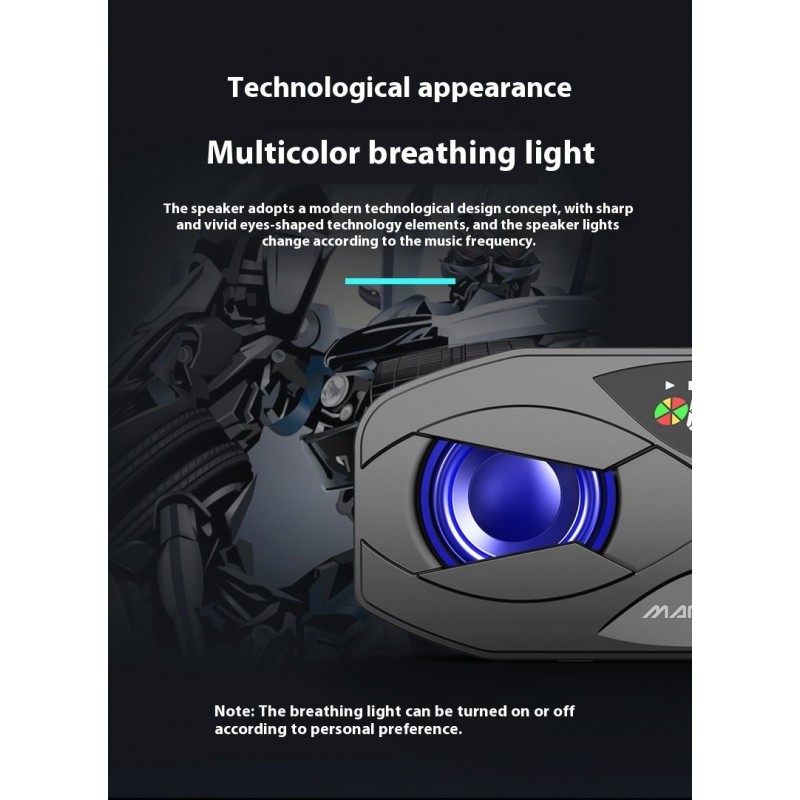 Bluetooth Subwoofer Colorful Light Small Speaker Bluetooth Subwoofer Colorful Light Small Speaker