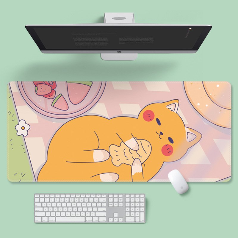 Large Personality Girl Office Keyboard Computer Desk Mat