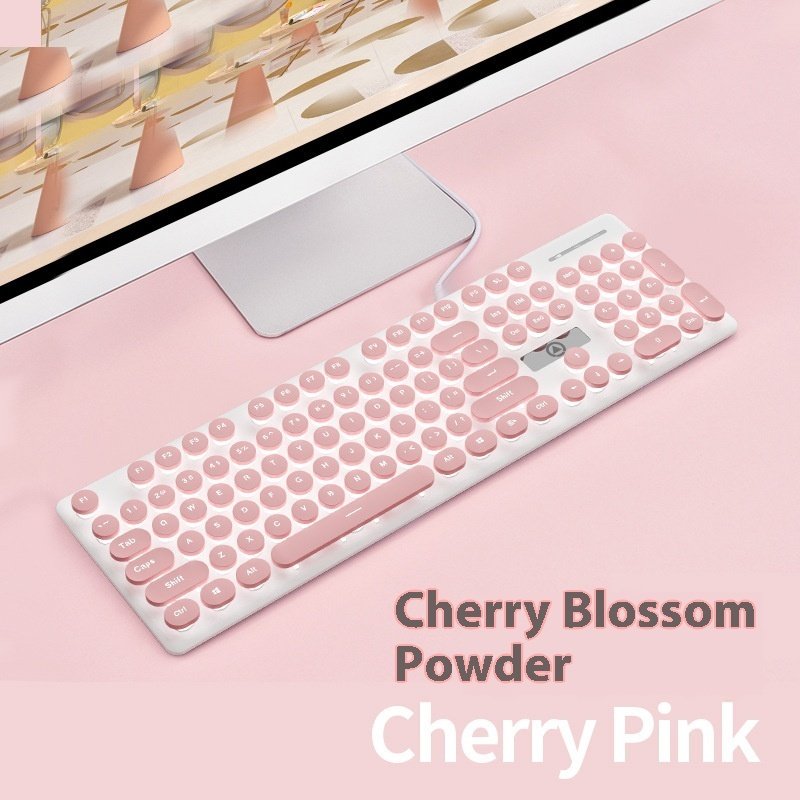 Punk Mechanical Feeling Keyboard Luminous Computer Notebook Accessories Punk Mechanical Feeling Keyboard Luminous Computer Notebook Accessories