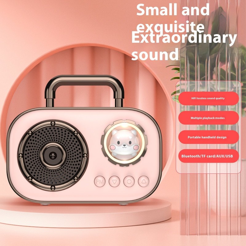 Portable Retro Bluetooth Audio Small Portable Home Portable Retro Bluetooth Audio Small Portable Home