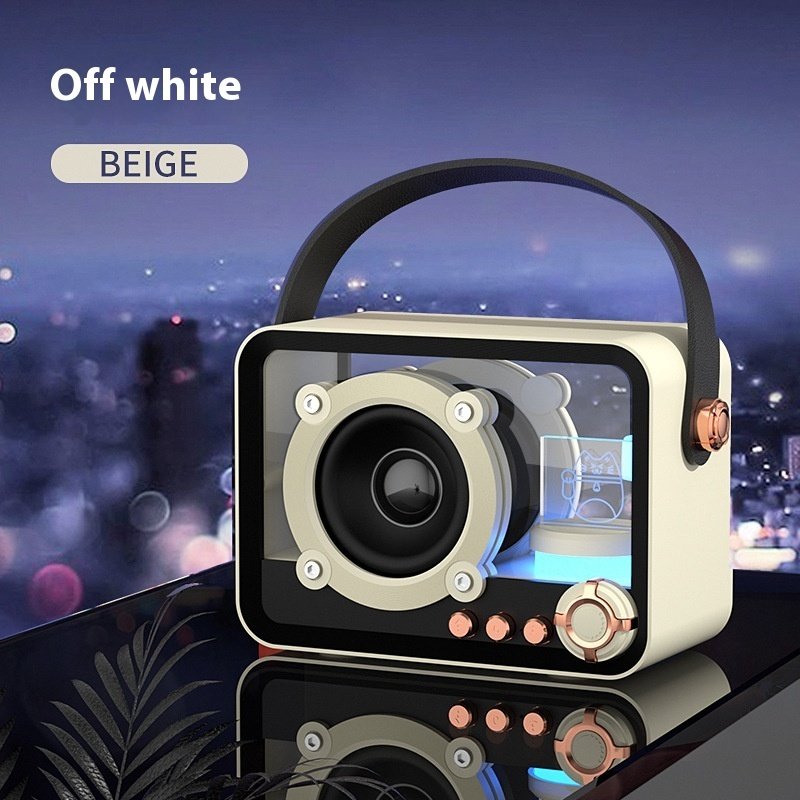 Glass Bluetooth Speaker Portable Mini Outdoor USB Charging Glass Bluetooth Speaker Portable Mini Outdoor USB Charging