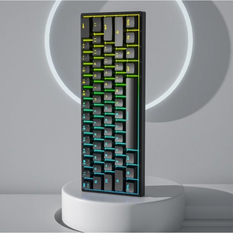61-key Pluggable Mechanical Keyboard RGB Light Effect Computer Keyboard 61-key Pluggable Mechanical Keyboard RGB Light Effect Computer Keyboard