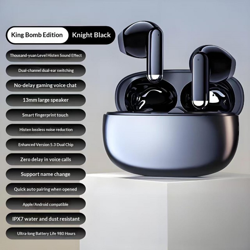 True Wireless Noise-canceling Bluetooth Earbuds With High Sound Quality And Ultra-long Battery Life True Wireless Noise-canceling Bluetooth Earbuds With High Sound Quality And Ultra-long Battery Life