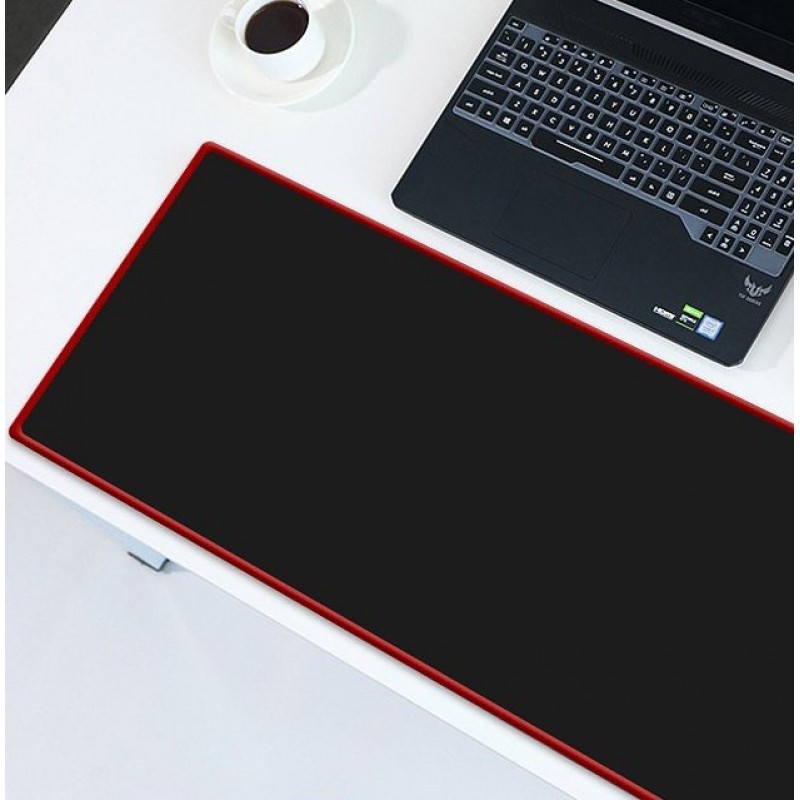 All Black Lengthened Extra-long Mouse Pad
