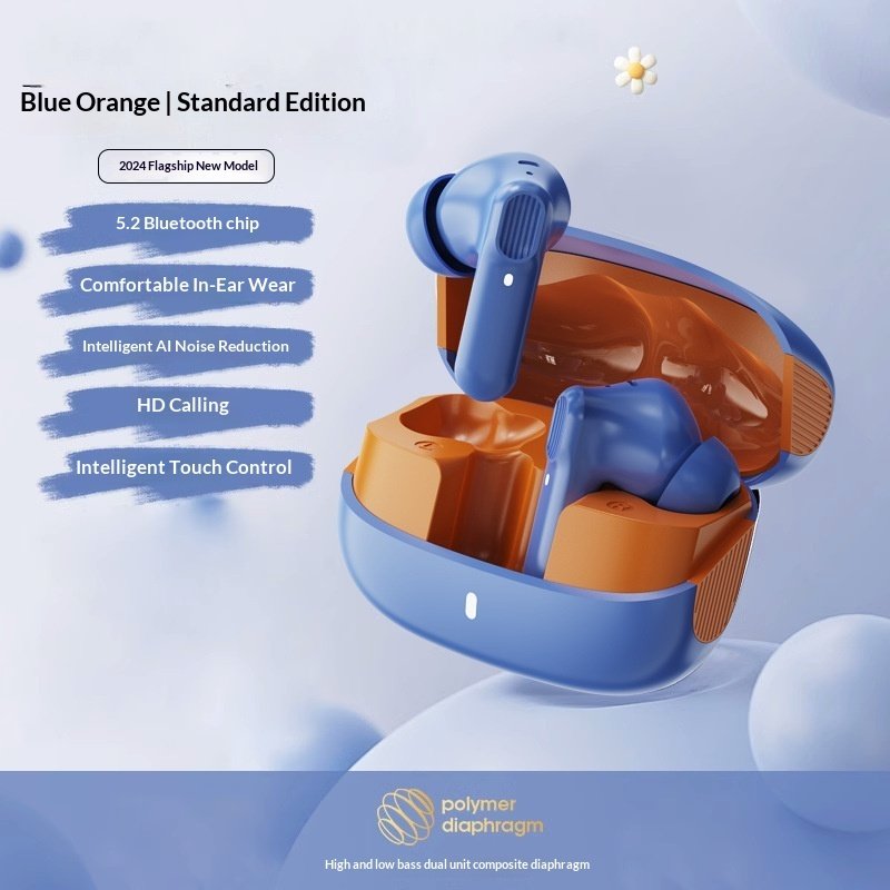 Wireless Bluetooth Noise-canceling Semi-in-ear Sports Earbuds Wireless Bluetooth Noise-canceling Semi-in-ear Sports Earbuds