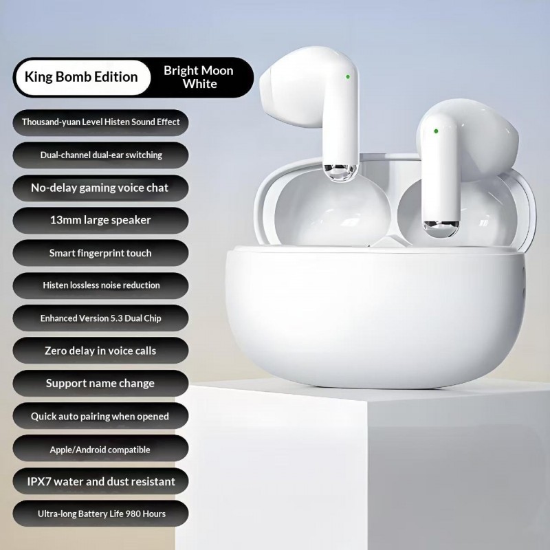 True Wireless Noise-canceling Bluetooth Earbuds With High Sound Quality And Ultra-long Battery Life True Wireless Noise-canceling Bluetooth Earbuds With High Sound Quality And Ultra-long Battery Life