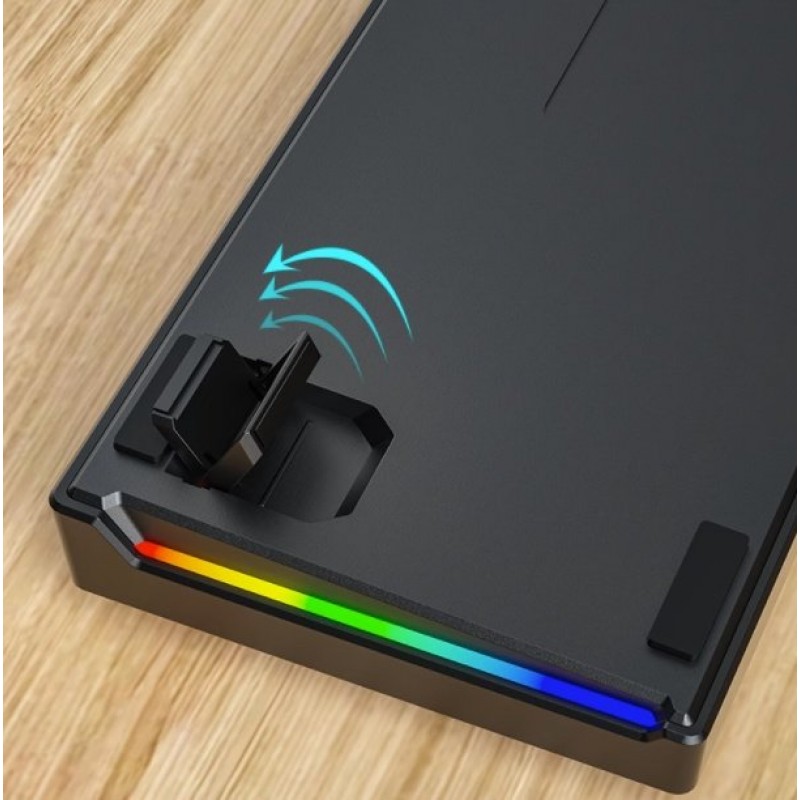 61-key Pluggable Mechanical Keyboard RGB Light Effect Computer Keyboard 61-key Pluggable Mechanical Keyboard RGB Light Effect Computer Keyboard