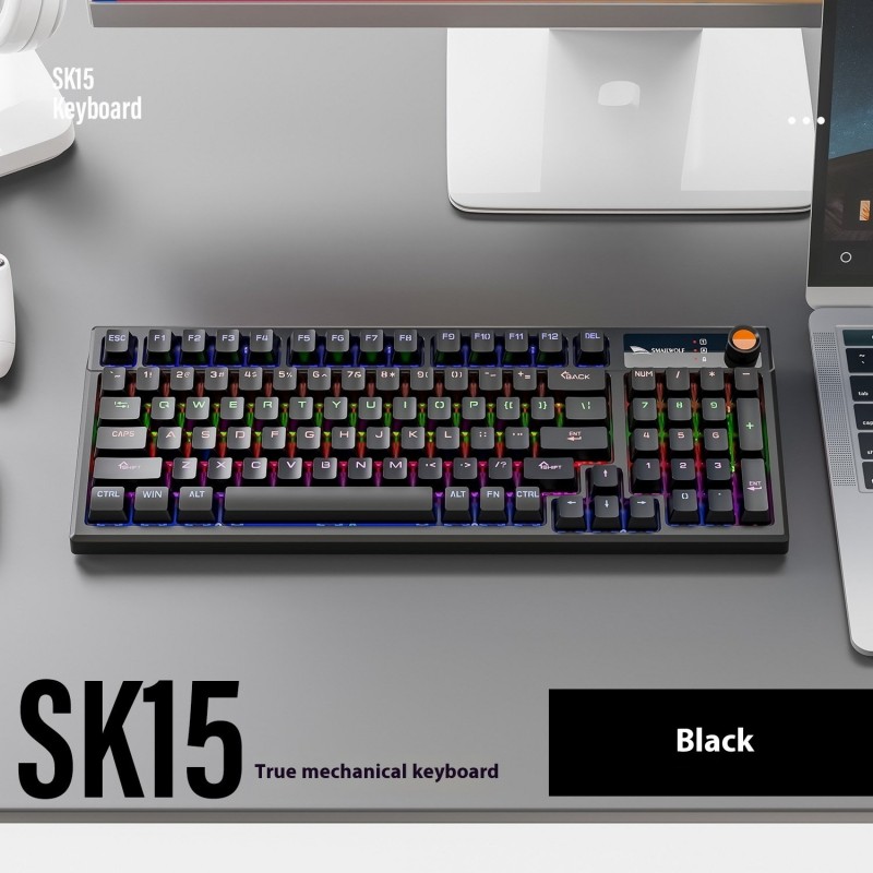 Wired With Knob E-sports Games Notebook Computer Mechanical Keyboard Wired With Knob E-sports Games Notebook Computer Mechanical Keyboard
