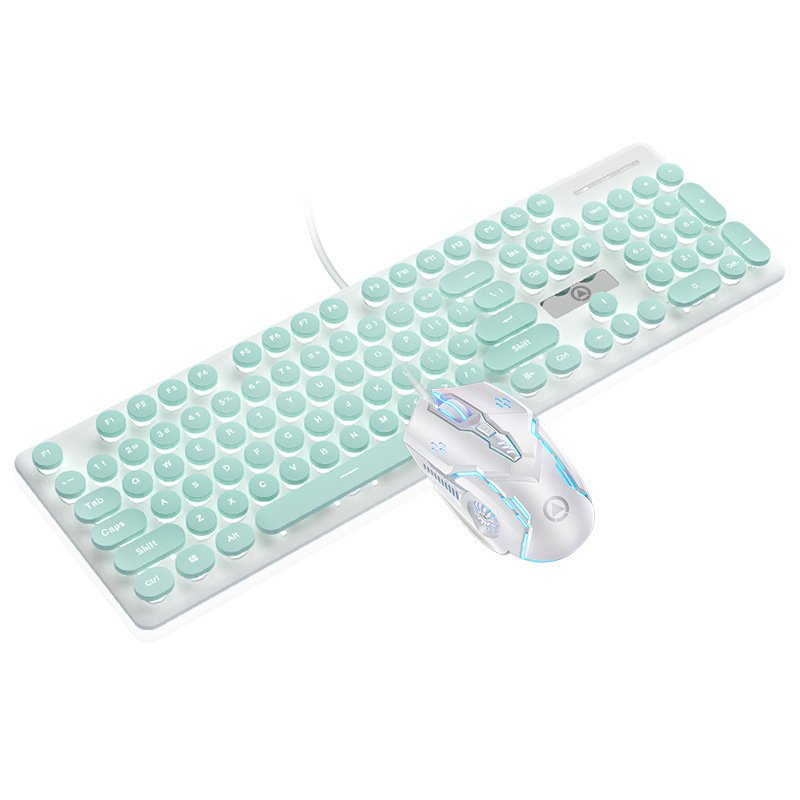 Punk Mechanical Feeling Keyboard Luminous Computer Notebook Accessories Punk Mechanical Feeling Keyboard Luminous Computer Notebook Accessories